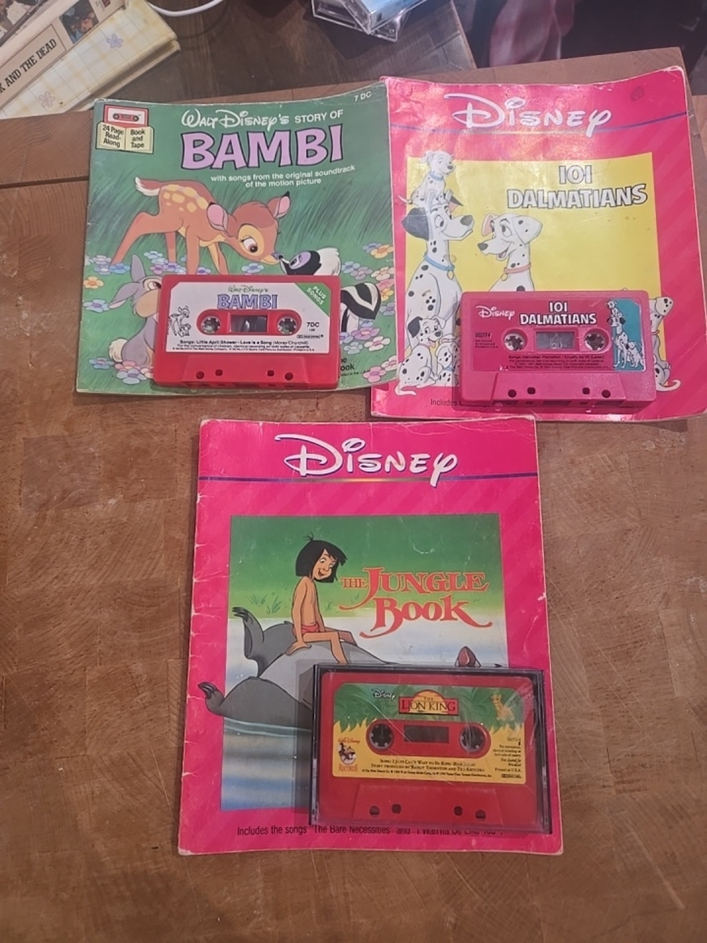 Walt Disney’s Disneyland Story Tapes: Bambi, Jungle Book , 101 Dalmatians